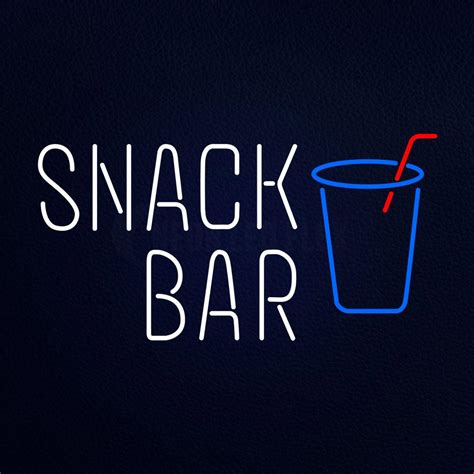 Snack Bar Neon Sign – NEON-LEDFLEX