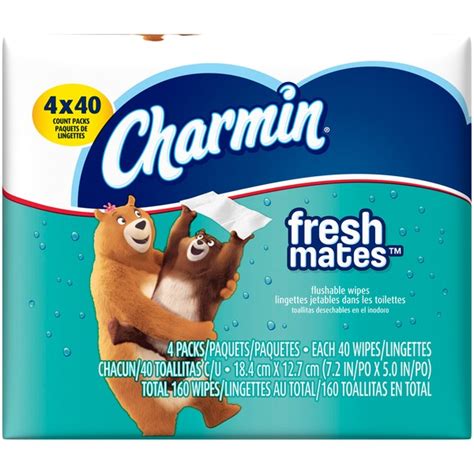 Charmin Freshmates Refill Pack Fresh Wipes 40 Ct Instacart