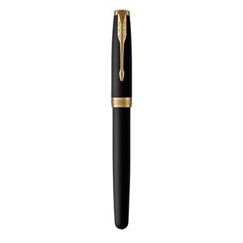 Parker Sonnet Stylo Plume Noir Mat Plume Fine Encre Noire Coffret Cadeau