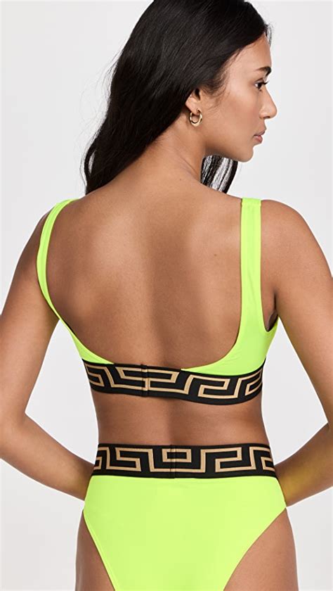 Versace Bikini Top Triangle Lycra Vita Shopbop