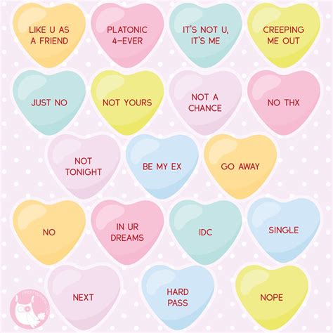 Candy Hearts, Clipart, Clipart Commercial Use, Vector Graphics, Clip ...