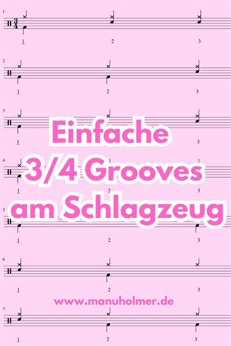 Einfache Grooves Am Schlagzeug Pdf Tipps Ideen Manu Holmer