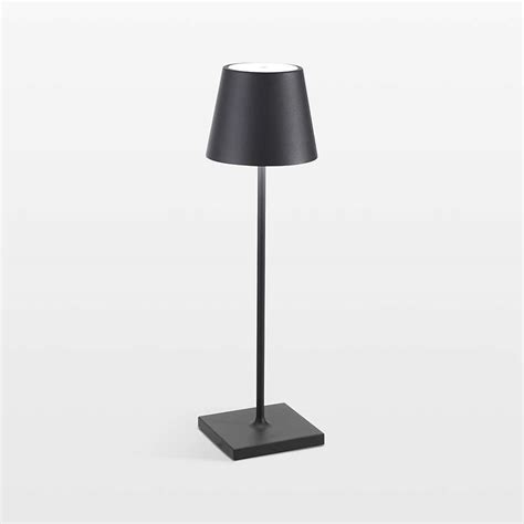 Poldina Pro Dark Grey Metal Table Lamp By Zafferano America Crate