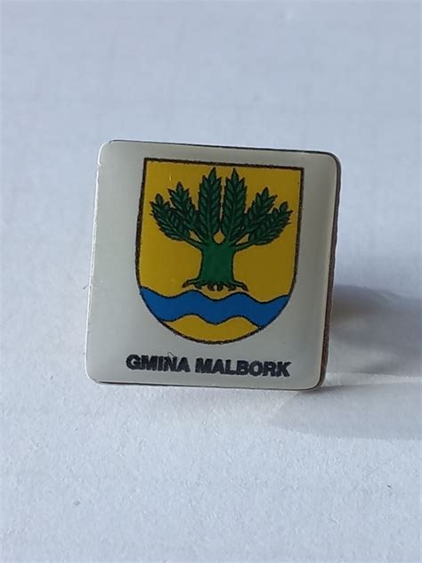 Herb Gmina Malbork Przypinka Pin Odznaka Siedlce Kup Teraz Na