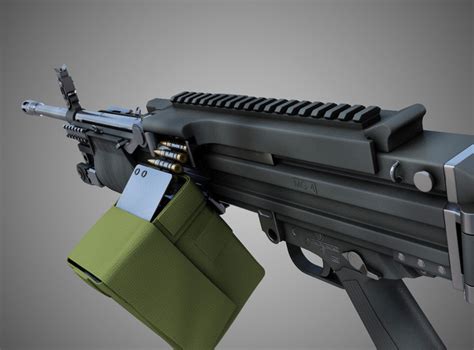 MG4 Machine Gun Hi-Res 3D Model .max .obj .fbx .lwo .lw .lws .ma .mb - CGTrader.com