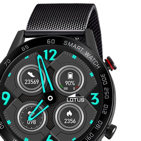 Reloj Inteligente Lotus Smartime De Hombre En Negro