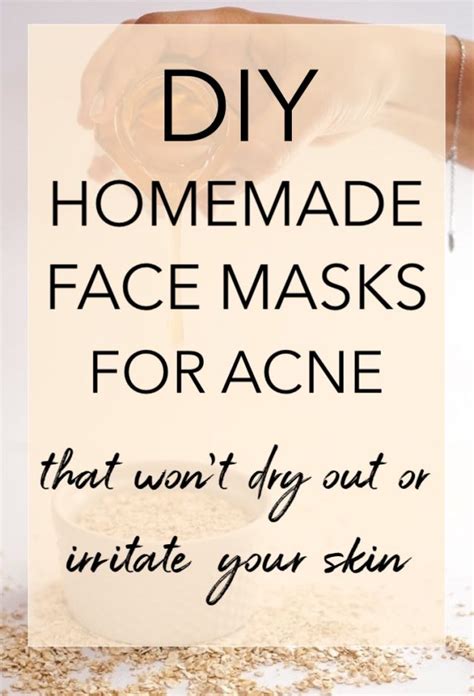 7 Homemade Face Masks For Acne That Won T Irritate Or Dry Out Your Skin