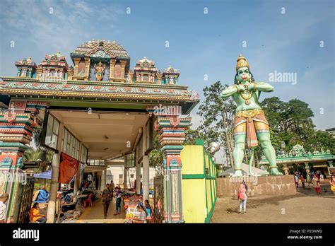 Statue Of Hanuman At The Ramayana Cave Batu Caves Kuala Lumpur Stock