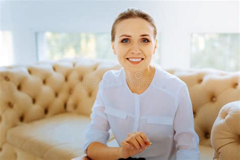 Cheerful Elegant Woman Embracing Her Mature Partner Stock Image Image Of Date Elderly 135697985