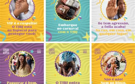 Prefeitura Do Rio E Tjrj Lan Am Campanhas Contra O Ass Dio Feminino No Carnaval
