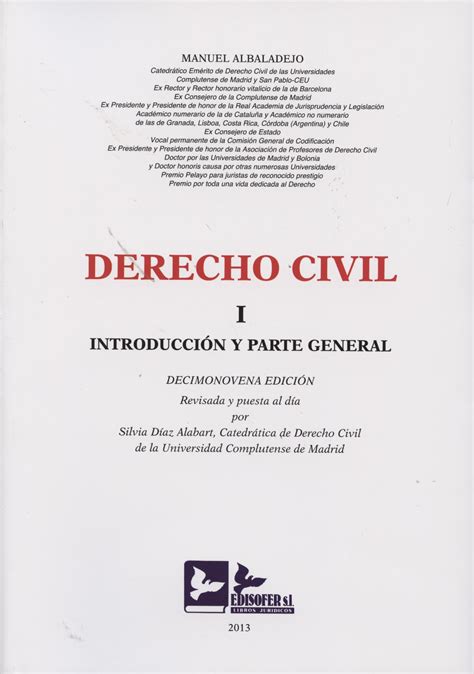 Naos Arquitectura Libros Derecho Civil I Introducci N Y Parte