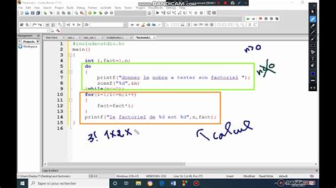 Script Calcul Du Factoriel Langage C YouTube