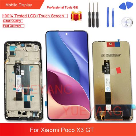 Original New For Xiaomi Poco X3 GT LCD Display Touch Screen Digitizer