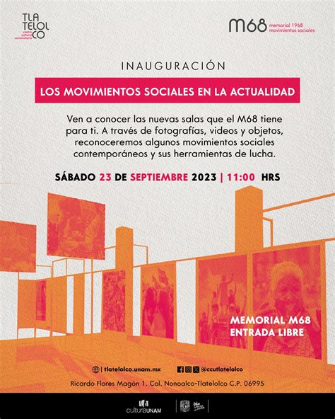 Culturaunam Inauguración Salas Los Movimientos Sociales En La Actualidad