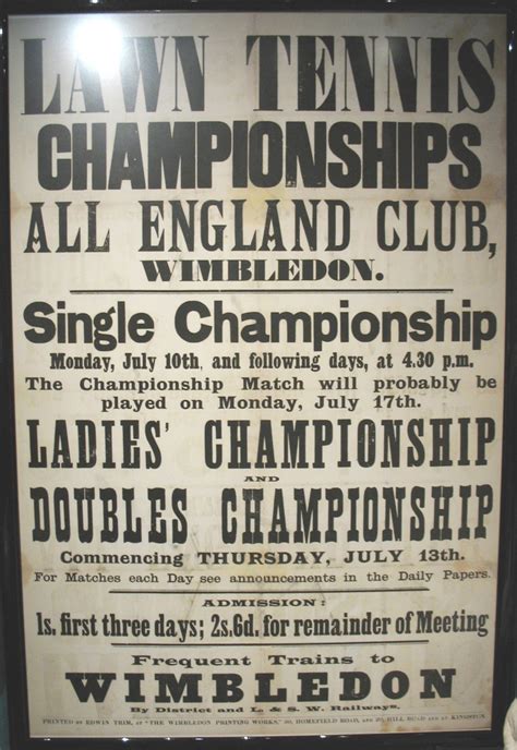 26 Ace Wimbledon Posters From 1877 Through To 2023 Londonist