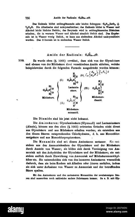 Lehrbuch Der Organischen Chemie Kekule I 756 Stock Photo Alamy