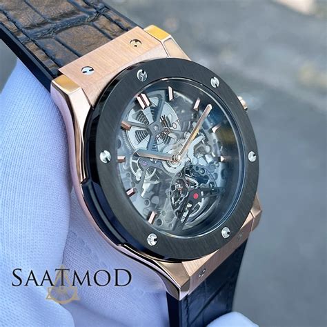 Yeni Hublot Fusion Tourbillon Rose Yeni Erkek Saati Saatmod