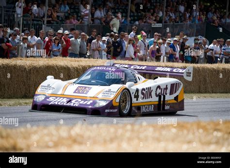 Silk Cut Jaguar XJR 8 9 At Goodwood Festival Of Speed Stock Photo Alamy