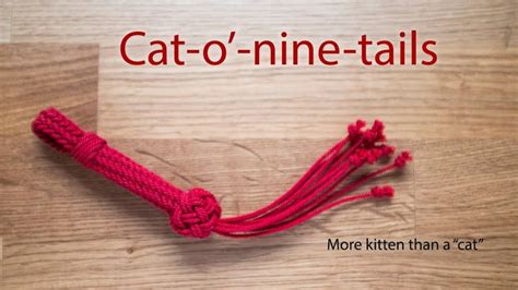 Mini Cat O Nine Tails Tutorial Paracord Tutorial Knots Tutorial