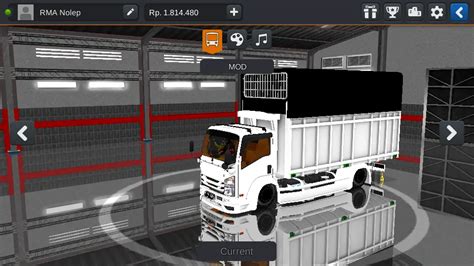 20 Mod BUSSID Truck Isuzu Giga Polos NKR Terpal Dump