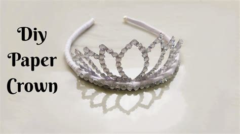 Homemade Crown How To Make Crown With Paper Paper Crafts Easy Way To Make Paper Crown Youtube