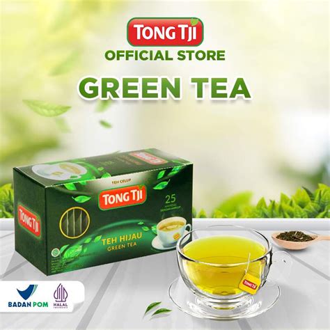 Jual Tong Tji Green Tea Dgn Amplop 25s Teh Celup Per Pack Shopee