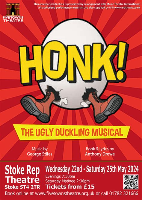 Honk! the Musical at Stoke Repertory Theatre event tickets from ...