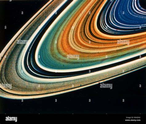 PIA01486 Composition Differences Within Saturn S Rings Stock Photo Alamy