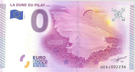 33 TESTE DE BUCH 2015 1 LA DUNE DU PILAT BILLET SOUVENIR 0 EURO NEUF