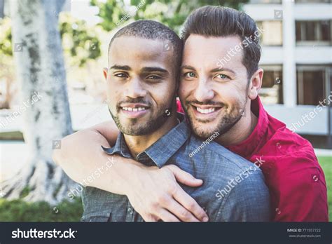 Happy Gay Couple Spending Time Together Stock Photo 771557722 Shutterstock