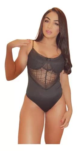 Body Rendado Sensual Feminino Sem Bojo Lingerie Luxo