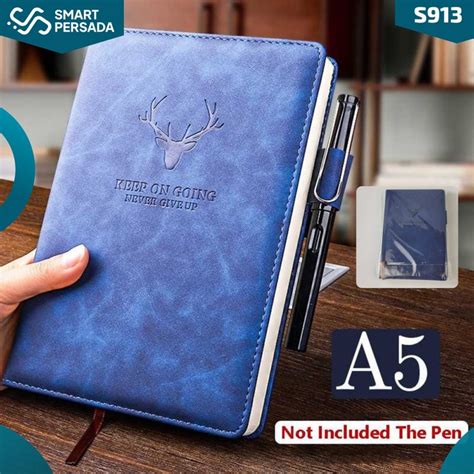 Jual Buku Catatan Agenda Kerja Notebook Binder Kulit Harian Planner A