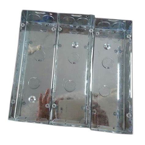 Rectangular 2m 2 Way Mild Steel Modular Box Silver At ₹ 40piece In Vadodara