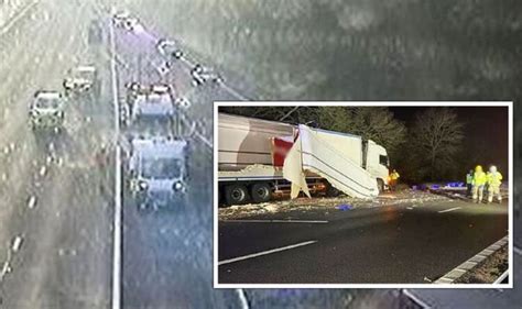 M4 Traffic Latest Motorway Closed Near Swindon Crash Involving Two