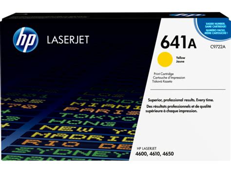 HP 641A Yellow LaserJet Toner Cartridge C9722A