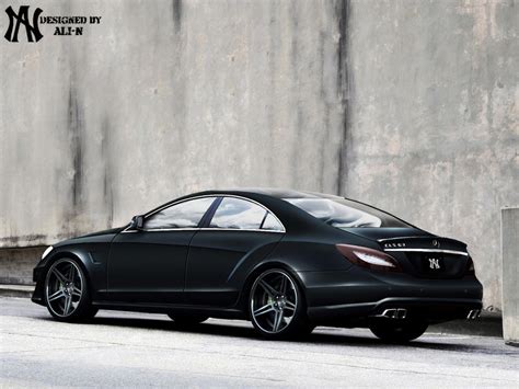 Mercedes Benz CLS black matte by ALI-N22 on DeviantArt