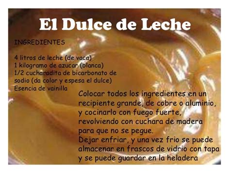 El Origen Del Dulce De Leche