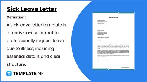 Free Sick Leave Letter Templates Pdf Word