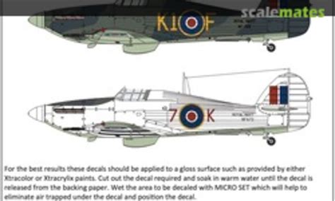 Contents For Hawker Sea Hurricane Mk IIc Collection Xtradecal X48240