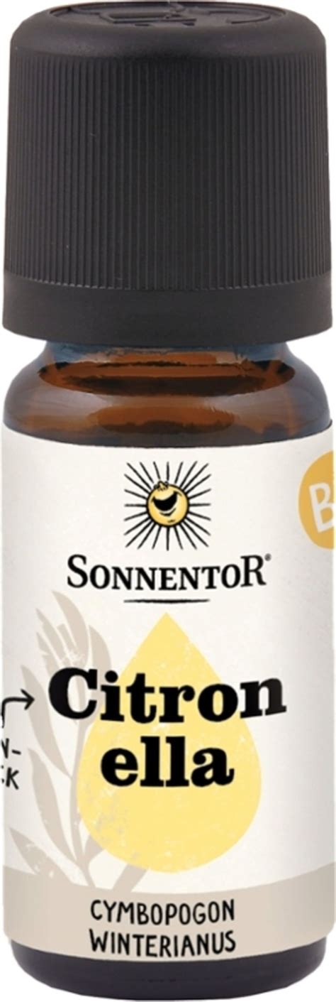 Sonnentor Organic Citronella Essential Oil 10 Ml Ecco Verde Online Shop