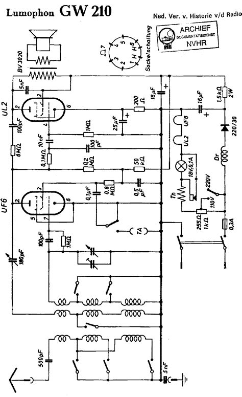 Lumophon Gw210 Ac Dc Receiver Sch Service Manual Download Schematics