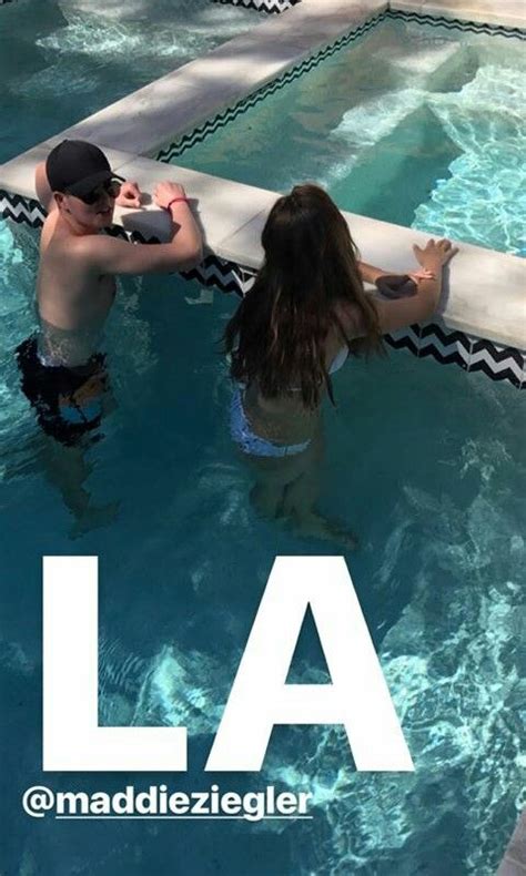 Cameron And Maddie Maddieziegler Friends Water Pool Maddie