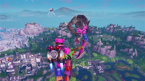 Fortnite Live Event Saison 9 Großer Kampf Roboter Vs Monster Youtube