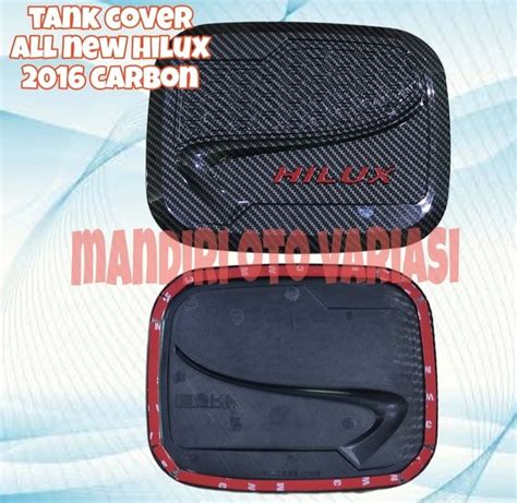 Jual Tank Cover Hilux Tutup Tangki Bensin Mobil Toyota Full Carbon