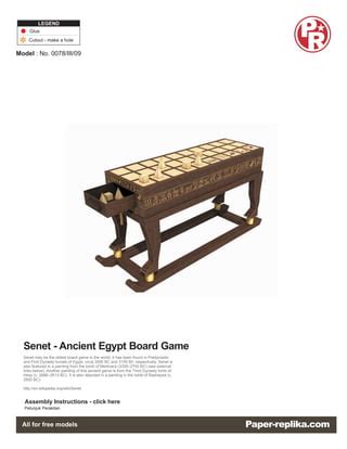 Papercraft Senet PDF