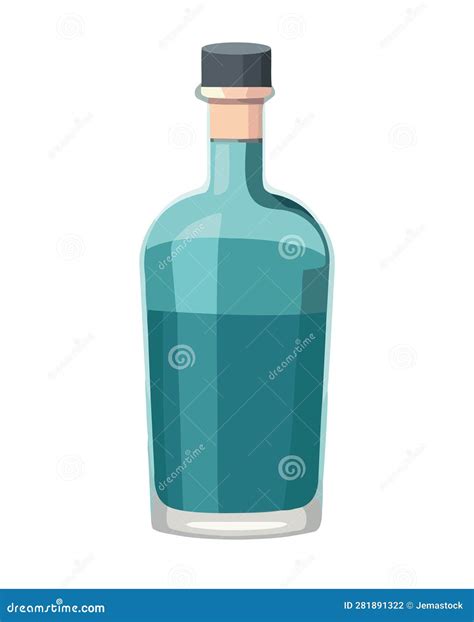 Icono De La Botella De Vino Aislado Sobre Fondo Transparente