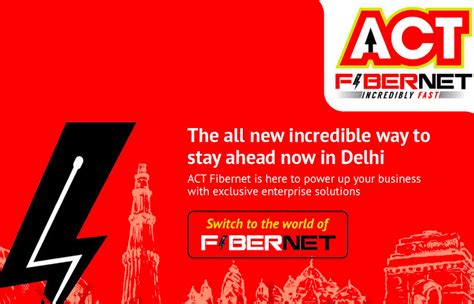 ACT FiberNet Launches 3 New High Capacity Broadband Plans In Delhi