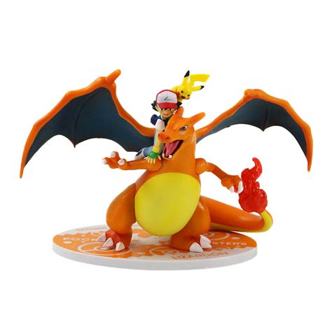 Figuren Pokemon Sacha Charizard Und Pikachu Pokemon Figuren