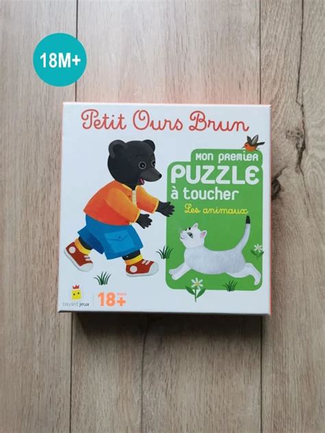 Mon Premier Puzzle Toucher Petit Ours Brun Bayard Beebs