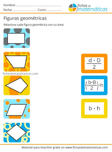 Figuras Geométricas Para Imprimir Nombres Áreas Y Perímetros【pdf】
